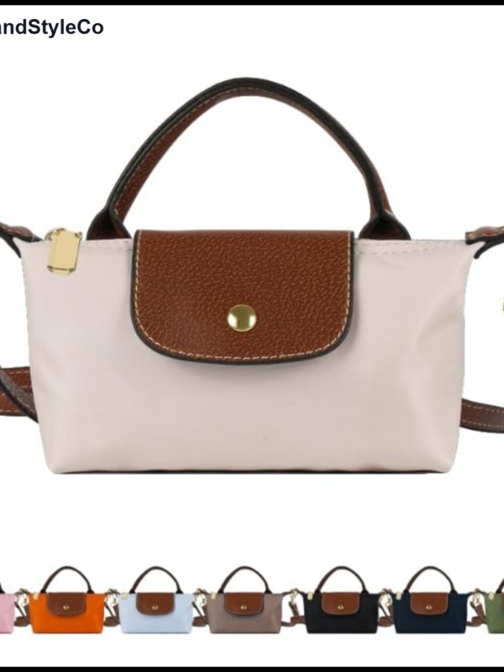 Nylon Mini Crossbody Sling Bag Adjustable Strap Lightweight Purse